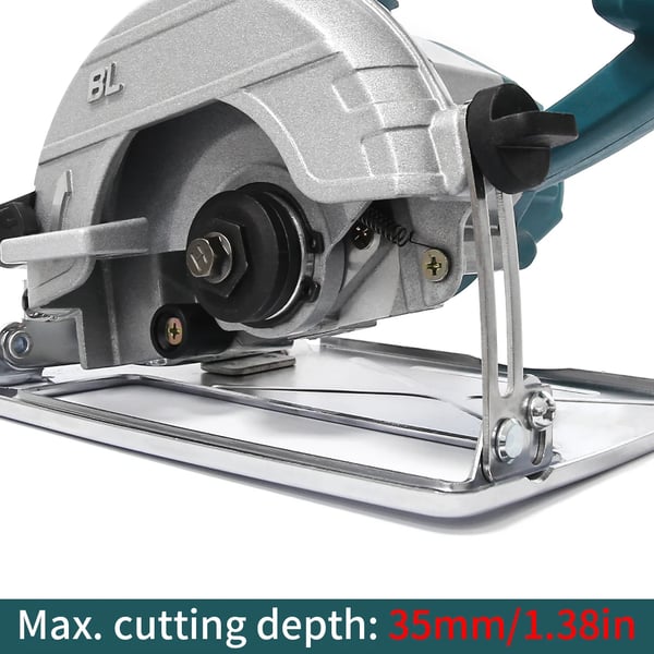 Cirkelsav, 125 mm bladdiameter, 10000 omdr./min uden belastning, 20V batteridrevet,Ingen batteri