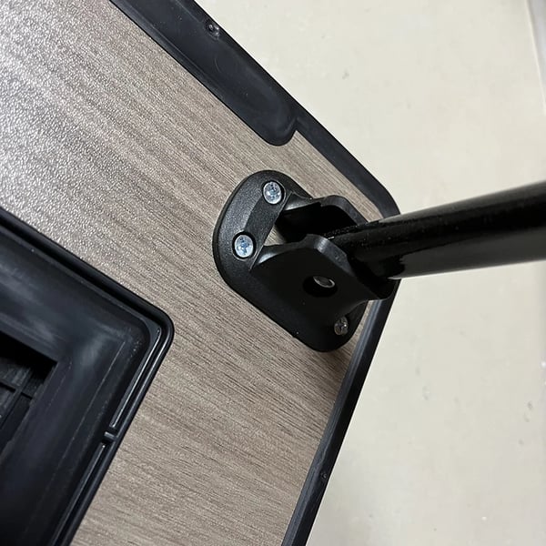Datorbord, Multifunktionell Design, Höjdjusterbar,svart-med låda