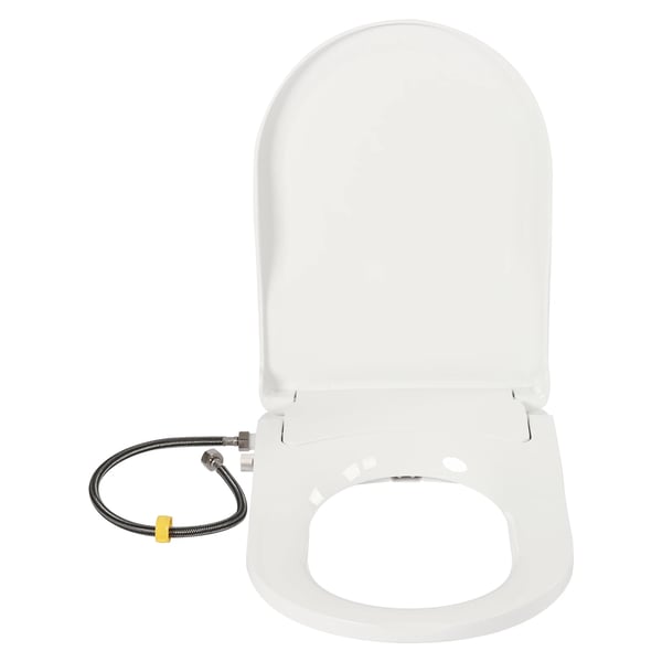 Smart Toilet Sæde, Dobbelt Dyse, Miljøvenligt Design,HVID