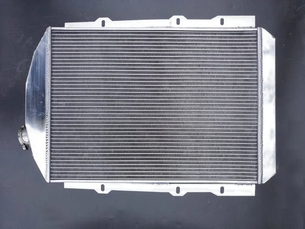 Radiator, Aluminium, Kerne Størrelse 570 mm x 430 mm x 52 mm, Øverste Udløb 38 mm, Nederste Udløb 45 mm, 2 Rækker