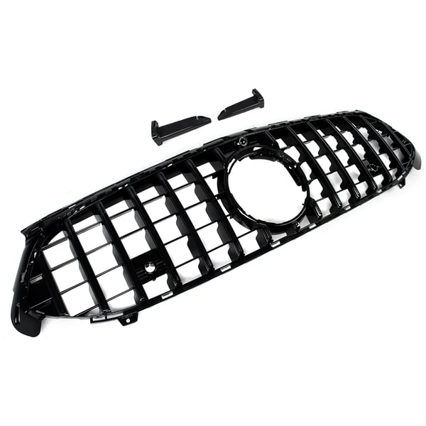 Frontbumpergrill, Stilfuldt Design, Forbedret Luftstrøm,Glansende Sort