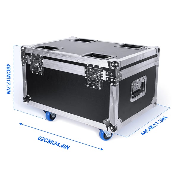 Flight Case, Vandtæt Kompatibilitet, Skuminddelere, Nem Transport,sort