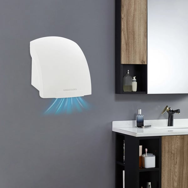 Hårtork, Hög Effektivitet, Kompakt Design,VIT