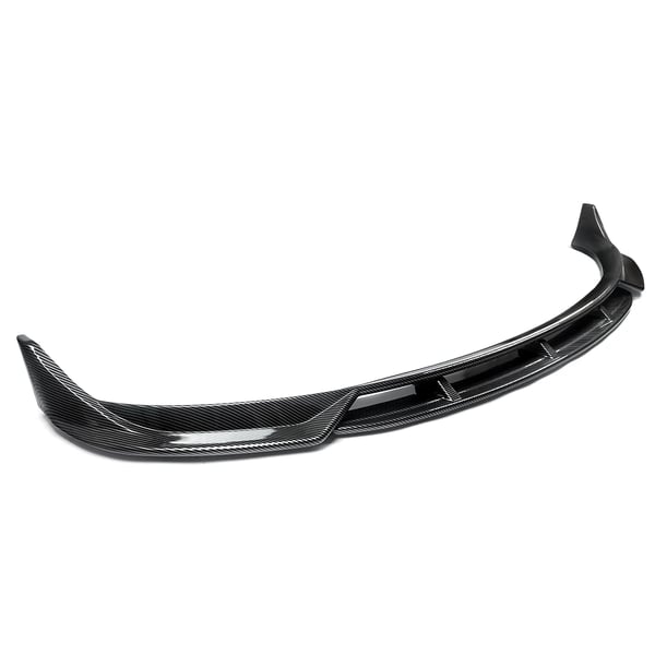 Front Lip Splitter, ABS Plast, Kompatibel med Tesla Model 3 2017-2023,Kulfiber Udseende