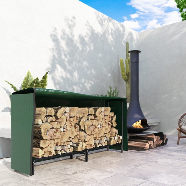 Vedhållare, Metall och PE, 200 cm x 36 cm x 99 cm, Förvaringsutrymme 195 cm x 36 cm, Maximal belastning 200 kg, Skydd 200 cm x 50 cm x 95 cm