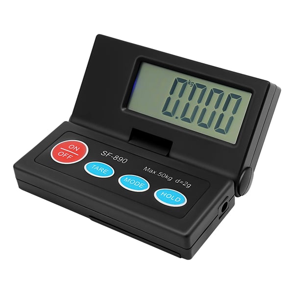 Elektronisk Våg, Hög Precision, Användarvänlig Design, Svart