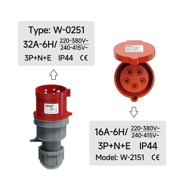 Latausadapteri, muuntaa 22KW 11KW:ksi, IP66-luokiteltu,Sovitin