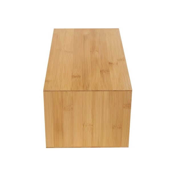 Skrivebordsorganisator, Bambusmateriale, 33 x 19 x 16 cm Dimensioner, 3 Skuffer, Firkantet Form, Opbevaringsorganisator