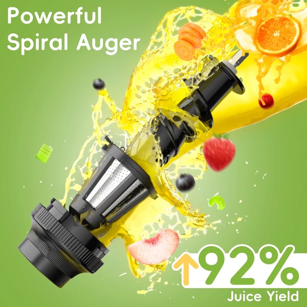 Mastikator Juicer, Høj Saftudbytte, Stille Drift,SJ-012, EU