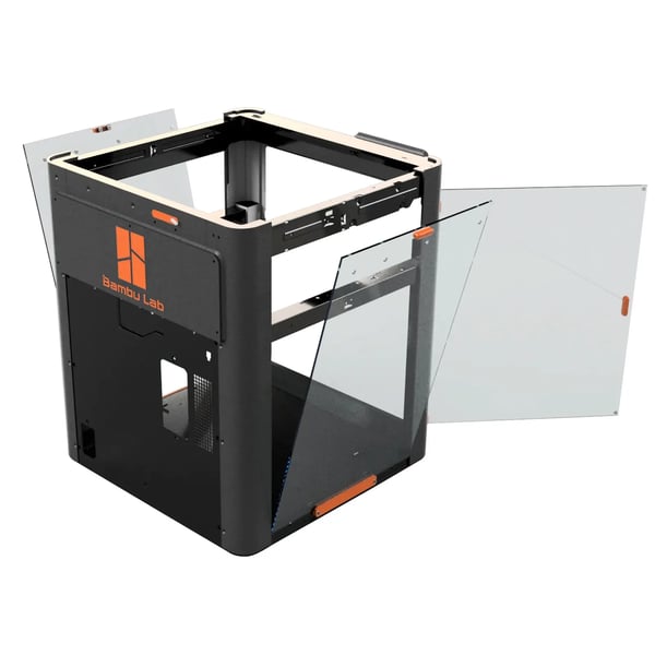 Vision Indhegning, Frontside PC Panel, Top Tempered Glas, Magnetiske Sider,Fuld sæt