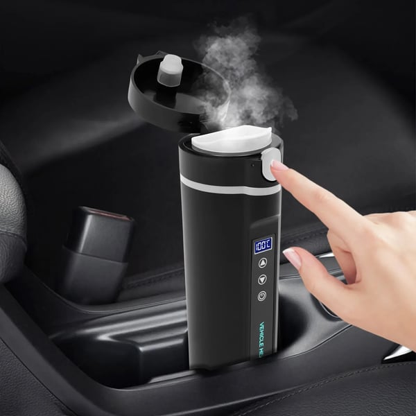 Elkedel til elbil, 450 ml kapacitet, BPA-fri design,Gul