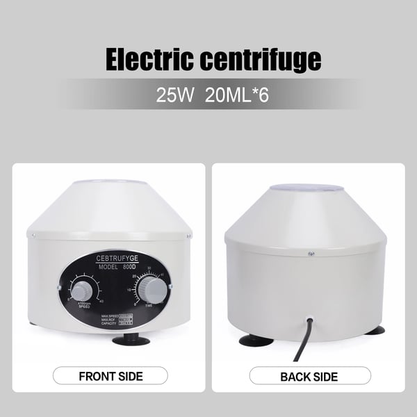 Centrifuge, Borddesign, Høj Hastighed,Hvid-Sort