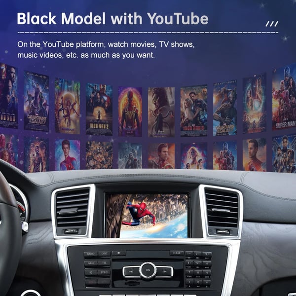 Trådlöst CarPlay-system, Android Auto-kompatibilitet, flera mediekit, Inget, NTG4.5 4.7 svart