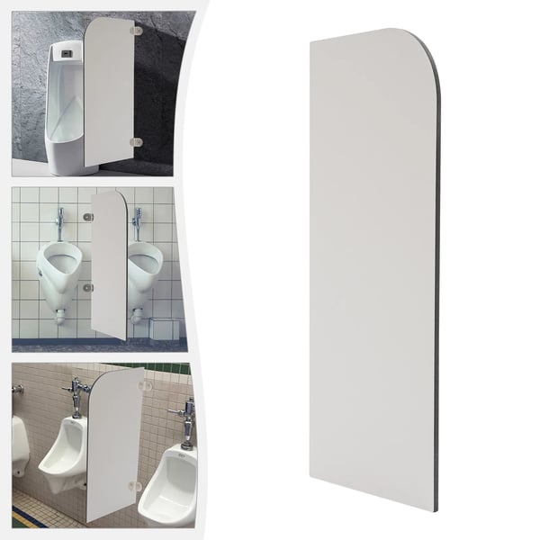 Urinal Skillevægspanel, Høj-Densitet Materiale, Holdbar Konstruktion,Lys Grå