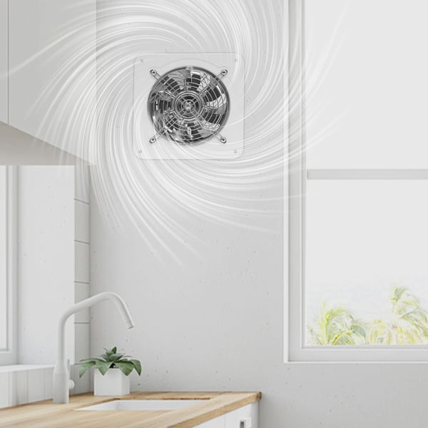 Afbudsventilator, Vægbeslag, Højhastighedsydelse,HVID