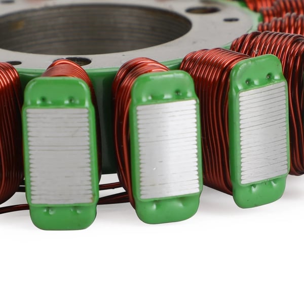 Generator Stator, Indvendig Diameter 38mm, Udvendig Diameter 102mm, Poltykkelse 25.8mm, Polbredde 11.9mm, Antal Poler 18