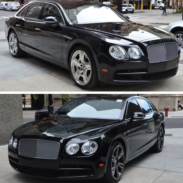 Hovedlygte Dækselramme, Højkvalitets plastik, Specifik pasform til forlygtemonteringer, Designet til Bentley Flying Spur (2014-2019)