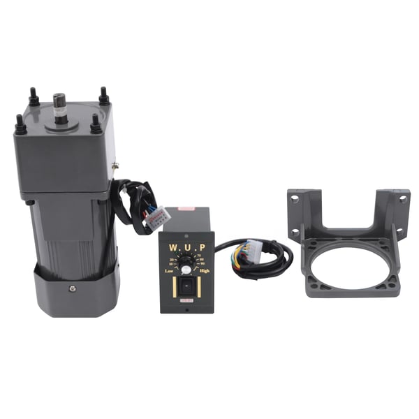 Induktionsmotor, 90W effekt, 220V vekselstrøm, 20K motorhastighedsforhold, akselstørrelse 1.2*2.8cm, dimensioner 16.5*9*9cm