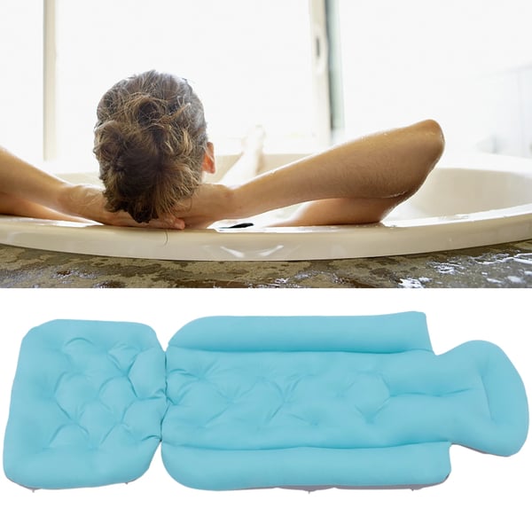Badpude, Høj Elastisk Stof, Ergonomisk Design,Blå