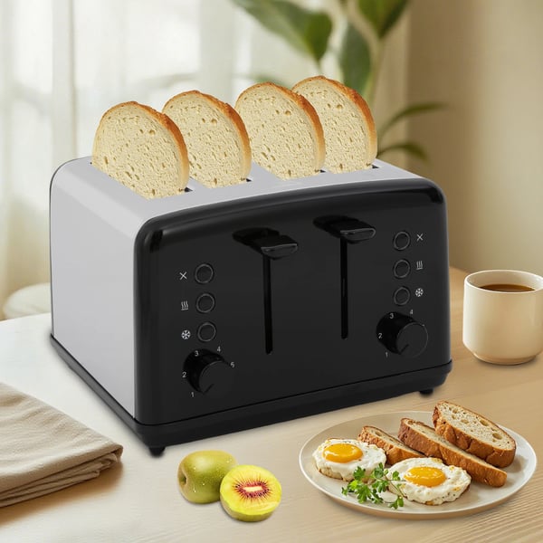 Sähköripustin, 4 viipaleen kapasiteetti, säädettävät vaihteet 6, teho 1460-1750W, jännite AC220-240V, mitat 28*23*19cm