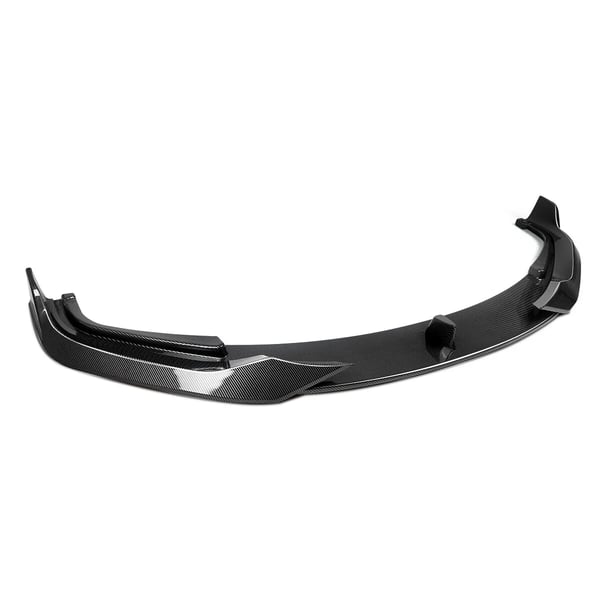 Framstötfångar Lip Splitter, Hållbart ABS-material, Sportig Design,kolfiberutseende