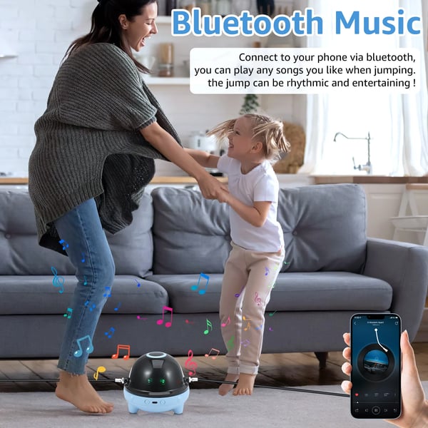 Hyppynarukone, Bluetooth-musiikki, kaukosäädin,Sininen