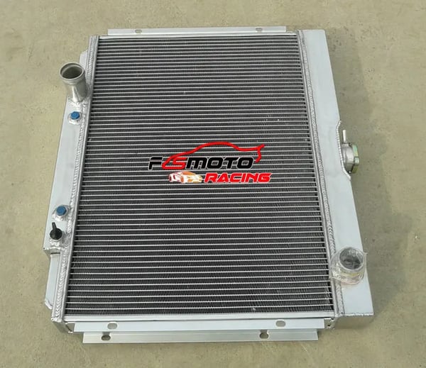 Aluminiumradiator, tungt køledesign, perfekt pasform til klassiske biler, øget effektivitet