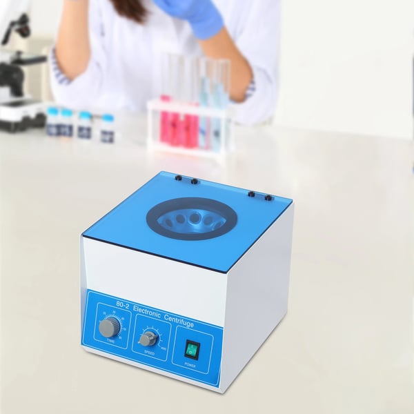 Laboratoriecentrifuge, Desktop Design, Højhastighedsydelse,Blå, EU Stik