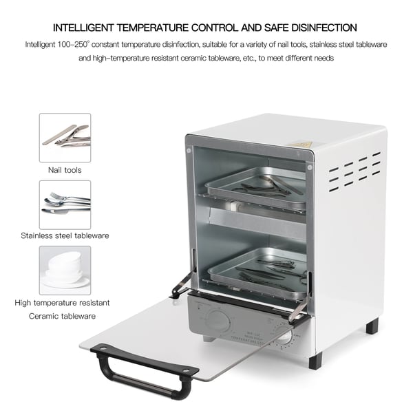 Sterilisator, Hurtig Desinfektion, Brugervenligt Design,Hvid