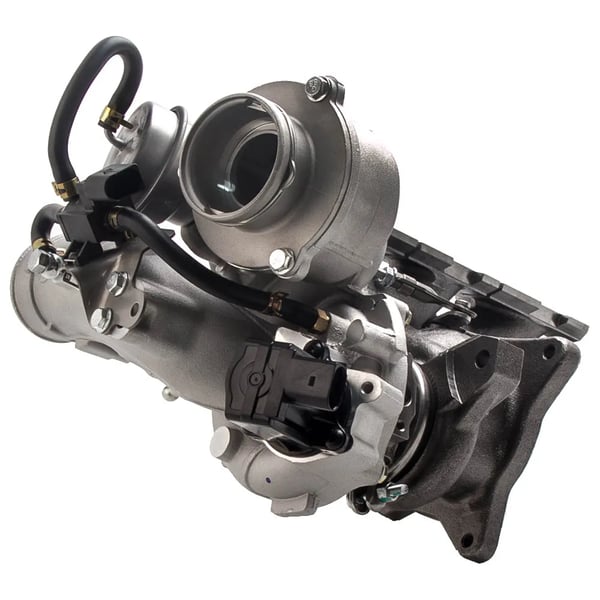 Turbocharger, legeringsstål og aluminium, kompatibel med VW Eos GTI Jetta Passat Audi A3