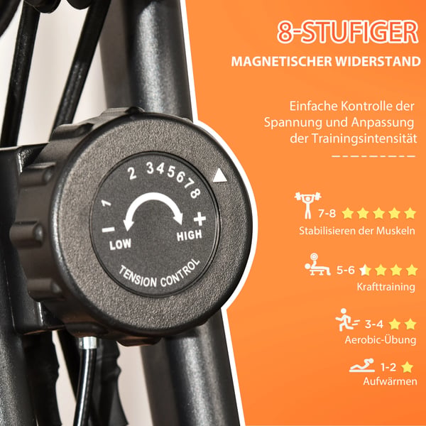 Træningscykel, 2-i-1 design, justerbar modstand,T3323P311246