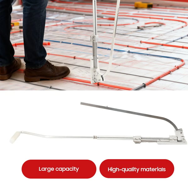 Gulvvarme Tacker, Højstyrke Aluminiumlegering, Holder 55 Nailer, Ergonomisk Designet Håndtag, Letvægts Konstruktion, Kompatibel med Standard Systemer