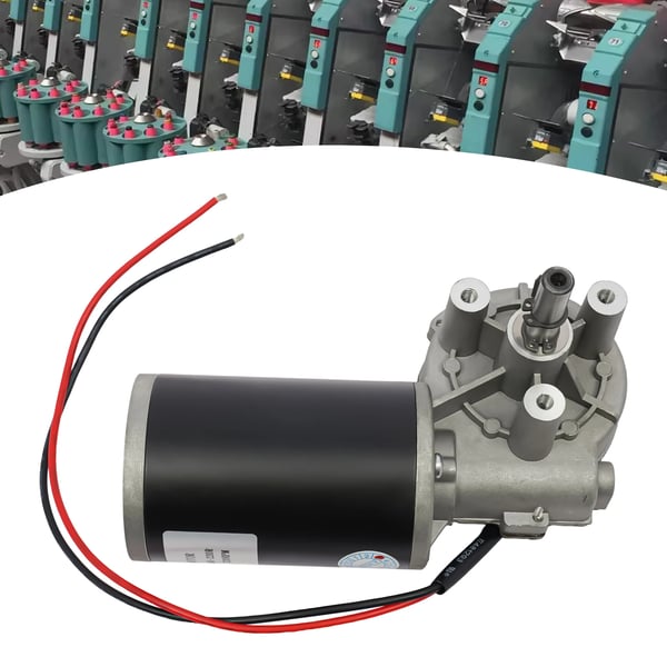 Elektrisk Gearmotor, 12V, 220RPM,sort