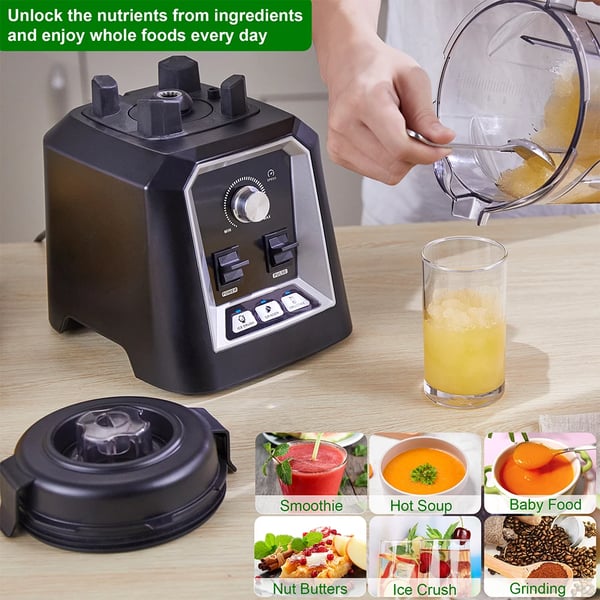 Blender, 2200W, 2L Kapacitet,EU stik, Med 600ml kop
