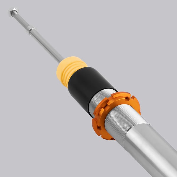 Coilover Affjedring Dæmper, Justerbar Køre Højde, Højtydende Aluminium, 52 mm Længde, 20 mm Bredde, Kompatibel med Luksus Sedan 5 Serie E39
