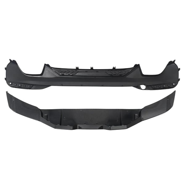 Bageste kofanger diffuser, designet til luksus sedan 5 Series G30/G31, høj kvalitet ABS plast,som vist