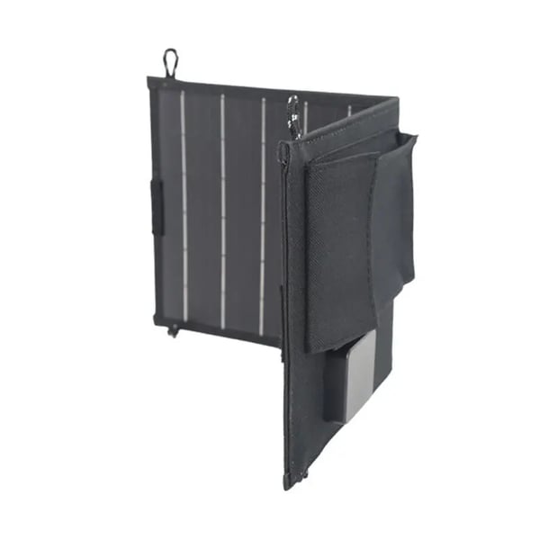 Solpanel, Fällbar Design, 10W Effektutgång,Solfällbar väska