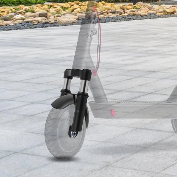 Stødabsorber, Aluminiumlegering, Kompatibel med M365 PRO og PRO2, Kickstand inkluderet, Skærm til beskyttelse