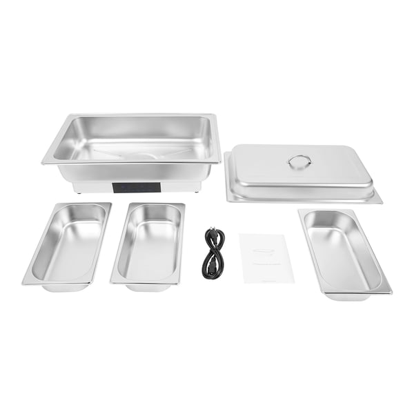 Chafing Dish, 3-komponentsdesign, Touch Screen-kontroll,Silver, 3, 9L
