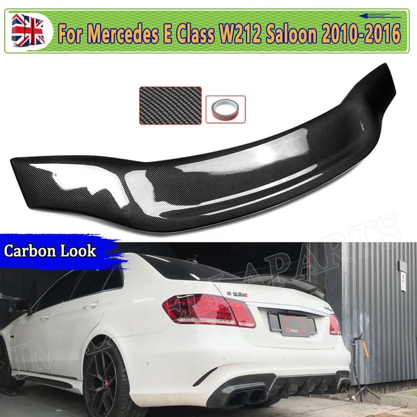 Spoiler Lip, Glansfuld Finish, Nem Installation,kulstoflook