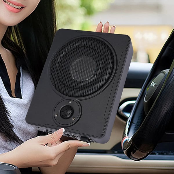 Subwoofer, 200W Aktuel Effekt, 300W Maksimal Effekt, Frekvensrespons 30-100Hz, Højttaler Diameter 20cm, Kompakt Størrelse 31.5x24x7.5cm