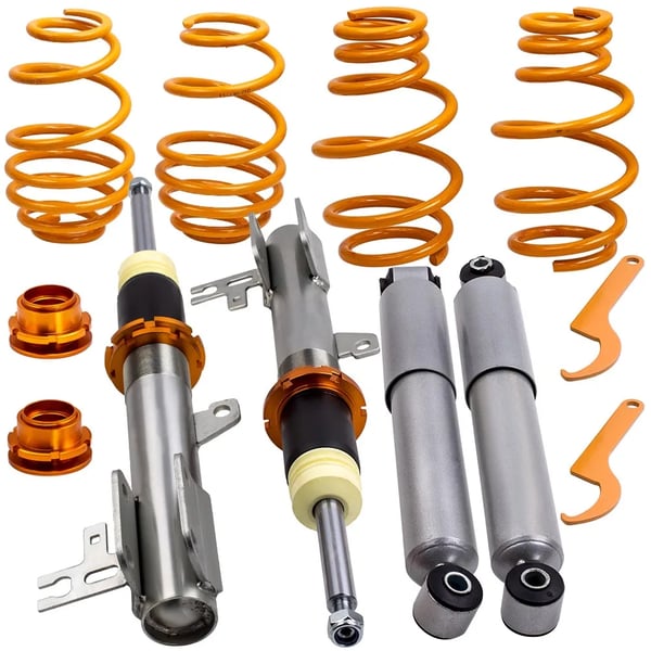 Coilover affjedringskit, justerbar køre højde, ikke-justerbar dæmper, dimensioner 63x28x28 cm, inkluderer komplet sæt, til Vauxhall Opel Astra H MK5