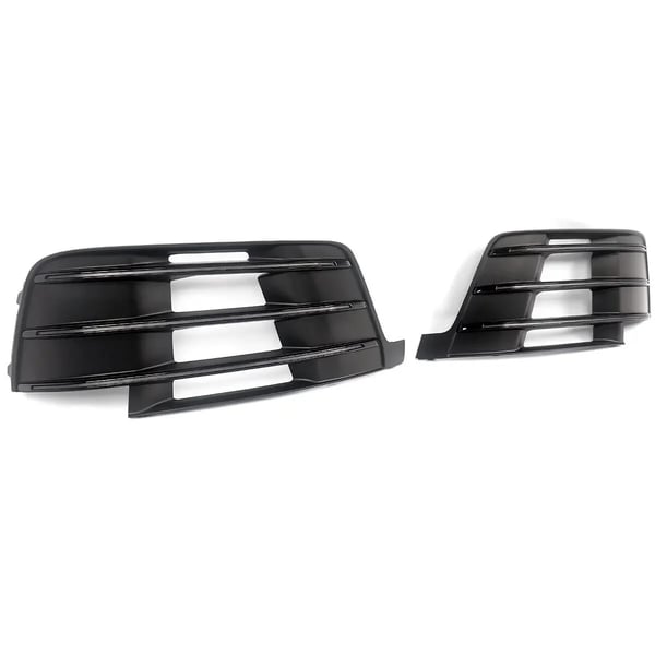 Front Bumper Gitterindsats, Holdbart Plastik, Passer til Audi Q7 S-Line 2016-2019,som vist