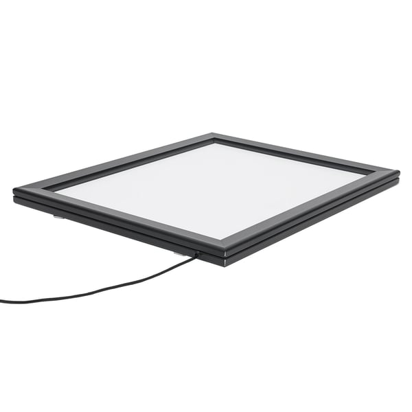 LED Lyskasse, Energisparende, Høj Farvegengivelse,Sort