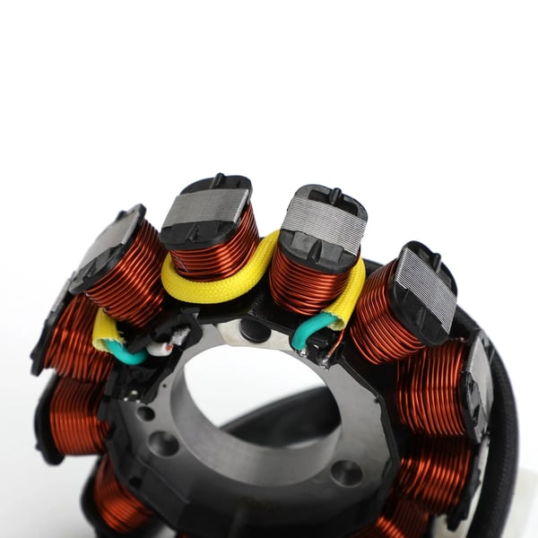 Generator Stator Spole, Indvendig Diameter 35 mm, Udvendig Diameter 92,6 mm, Pol Tykkelse 25 mm, Pol Bredde 15,1 mm, 12 Poler