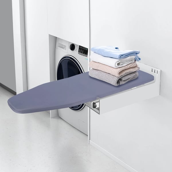 Strykbord, Fällbar Design, 180° Rotation,Grå