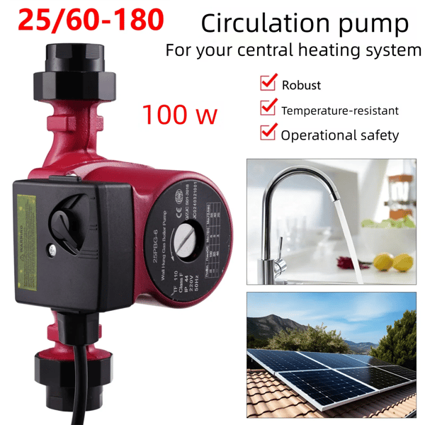 Boosterpumpe, Stille Drift, Justerbare Hastighedsindstillinger,EU, 220V
