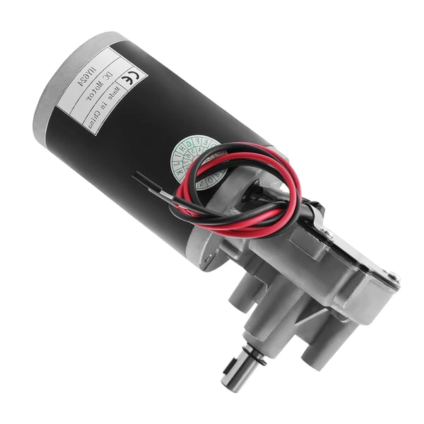24V Vendbar Skruemotor, Høj Moment 30Nm, Nominel Effekt 45W, Stille Drift