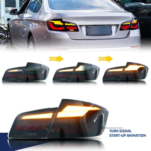 LED GTS Bakljus, Vattentäta, 12V, 35W, Dynamisk Sekventiell Blinkersignal