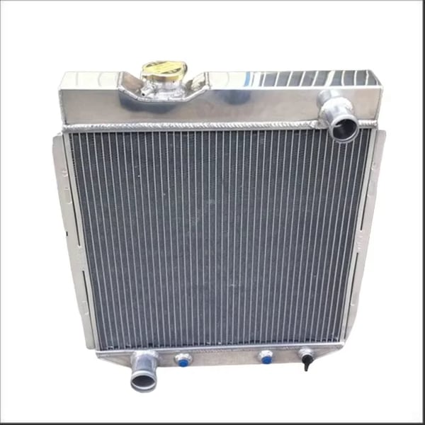 Aluminiumkøler, passer til Ford Mustang V8 1964-1966, helt i aluminium, 3-rækket design